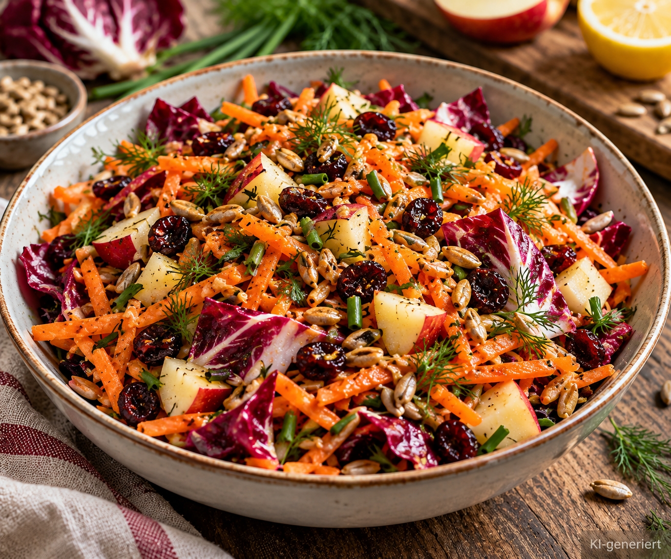 Rezept des Monats Oktober: Möhrensalat mit Cranberries und Ingwer-Dressing